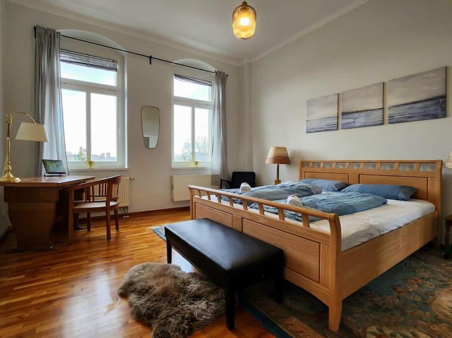 4 Raum Wohnung Mit Balkon Auf 120Sqm In Top Lage دريسدن المظهر الخارجي الصورة